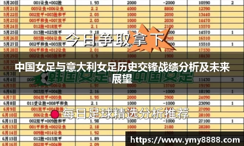 中国女足与意大利女足历史交锋战绩分析及未来展望